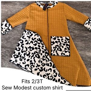 Sew modest 3T top